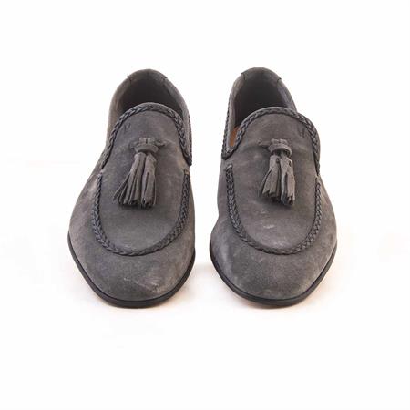 Moreschi Erkek Hakiki Deri Gri Klasik Ayakkabı