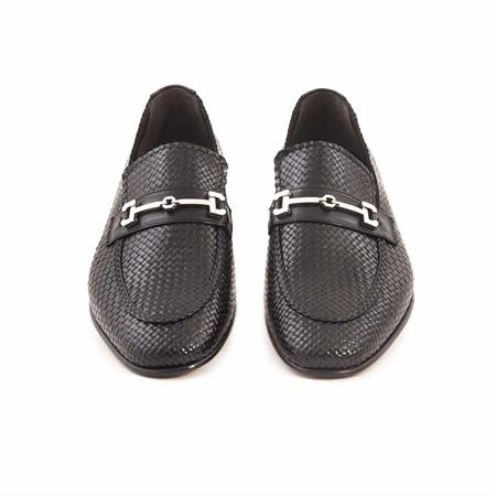 Moreschi Erkek Hakiki Deri Siyah Klasik Ayakkabı