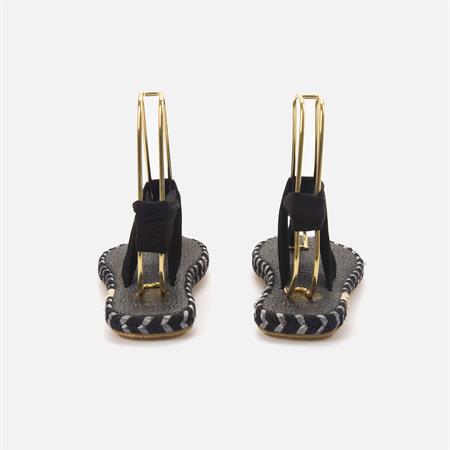 Nalho Kadın Siyah Sandalet Terlik