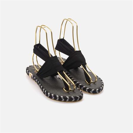 Nalho Kadın Siyah Sandalet Terlik