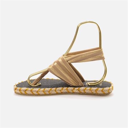 Nalho Kadın Camel-Altın Sarısı Sandalet Terlik