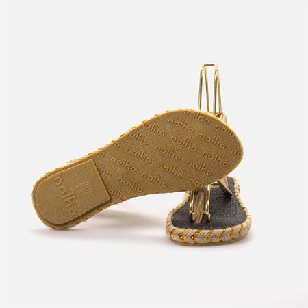 Nalho Kadın Camel-Altın Sarısı Sandalet Terlik