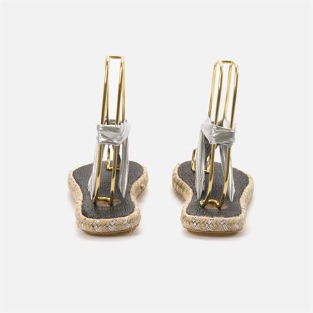 Nalho Kadın Gümüş Sandalet Terlik