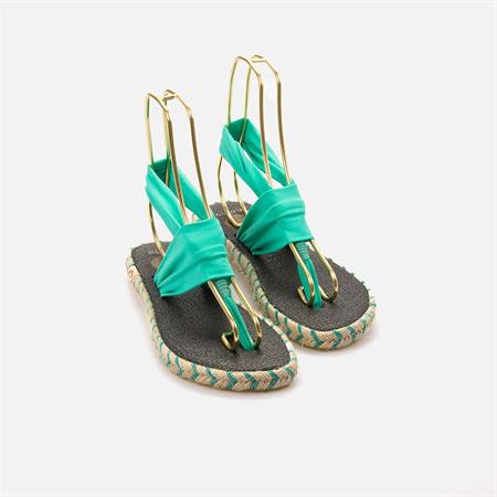 Nalho Kadın Turquoise Sandalet Terlik