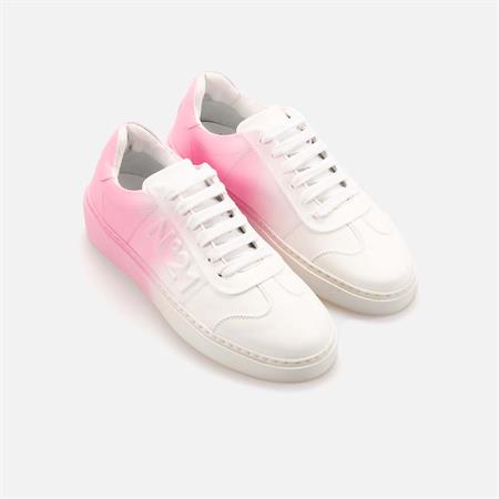 No21 Kadın Hakiki Deri Kauçuk Taban Pembe Spor & Sneaker Ayakkabı