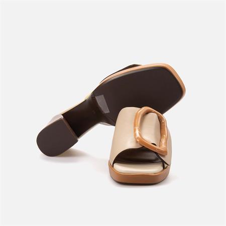 Noa Harmon Kadın Taupe Terlik Terlik