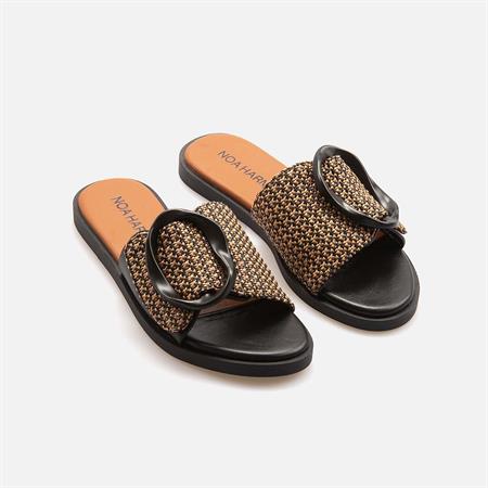 Noa Harmon Kadın Siyah-Cuero Terlik Terlik