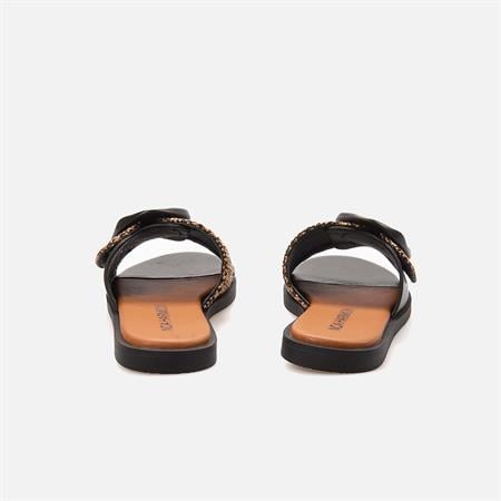 Noa Harmon Kadın Siyah-Cuero Terlik Terlik