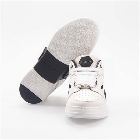 Philipp Plein Erkek Hakiki Deri Beyaz Spor & Sneaker Ayakkabı