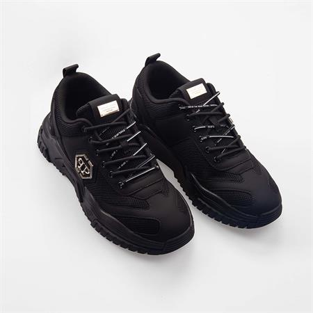 Philipp Plein Erkek Hakiki Deri Siyah Spor & Sneaker Ayakkabı