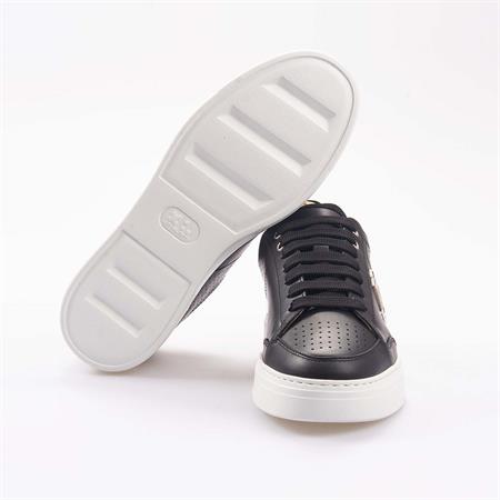 Philipp Plein Erkek Hakiki Deri Siyah Spor & Sneaker Ayakkabı