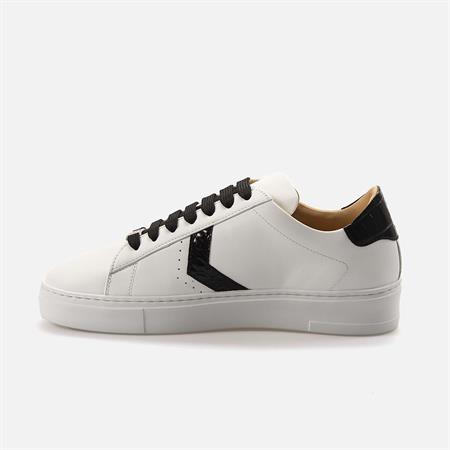 Philipp Plein Erkek Hakiki Deri Beyaz-Siyah Spor & Sneaker Ayakkabı