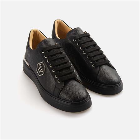 Philipp Plein Erkek Hakiki Deri Siyah Siyah Spor & Sneaker Ayakkabı