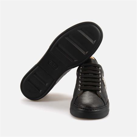 Philipp Plein Erkek Hakiki Deri Siyah Siyah Spor & Sneaker Ayakkabı