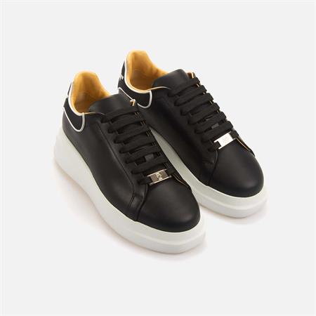 Philipp Plein Erkek Hakiki Deri Siyah Spor & Sneaker Ayakkabı