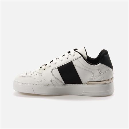 Philipp Plein Erkek Hakiki Deri Beyaz-Siyah Spor & Sneaker Ayakkabı