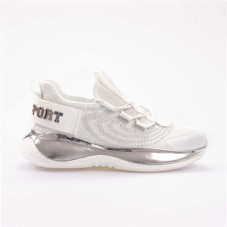 Philipp Plein Kadın Hakiki Deri Beyaz Spor & Sneaker Ayakkabı