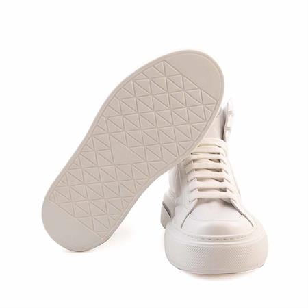 Prada Erkek Hakiki Deri Beyaz Spor & Sneaker Ayakkabı