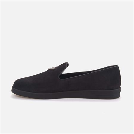 Prada Erkek Hakiki Deri Siyah Günlük Ayakkabı