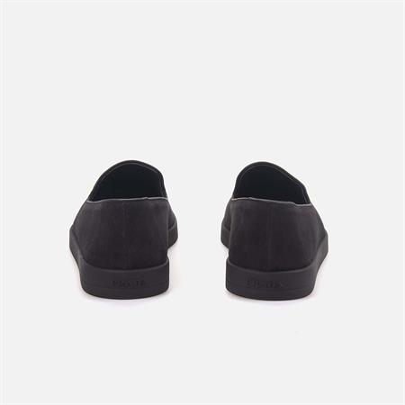 Prada Erkek Hakiki Deri Siyah Günlük Ayakkabı