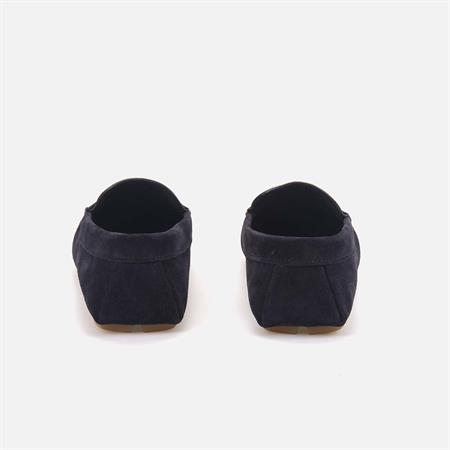 Prada Erkek Hakiki Deri Mavi Loafer Konforlu Ayakkabı