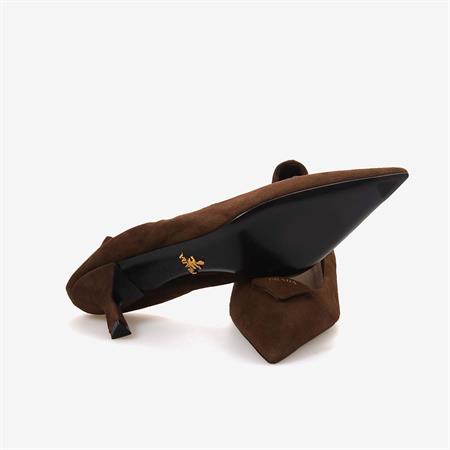 Prada Kadın Hakiki Deri Topuklu Stiletto Ayakkabı 1I188O