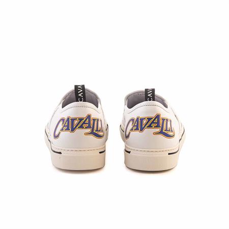 Roberto Cavalli Erkek Hakiki Deri Beyaz Günlük Ayakkabı