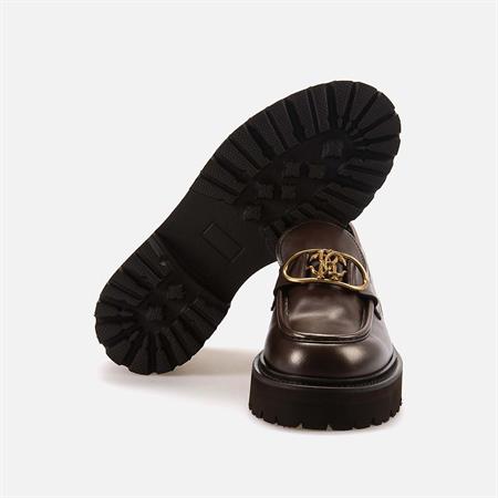 Roberto Cavalli Erkek Hakiki Deri Kahverengi Günlük Ayakkabı