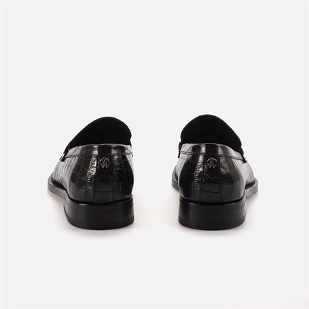 Roberto Cavalli Erkek Hakiki Deri Siyah Klasik Ayakkabı