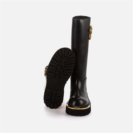 Roberto Cavalli Kadın Hakiki Deri Siyah Günlük Ayakkabı