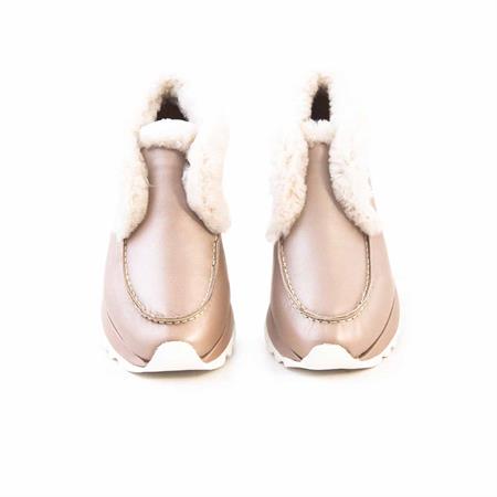 Rouge Kadın Hakiki Deri Eva Taban Bej Günlük Bot