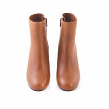 Rouge Kadın Hakiki Deri Enjeksiyon Neolit Taban Koyu Taba Günlük Bot