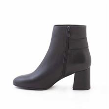 Rouge Kadın Hakiki Deri Enjeksiyon Neolit Taban Siyah Günlük Bot