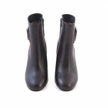 Rouge Kadın Hakiki Deri Enjeksiyon Neolit Taban Siyah Günlük Bot