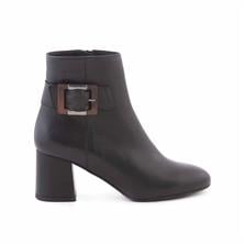 Rouge Kadın Hakiki Deri Enjeksiyon Neolit Taban Siyah Günlük Bot