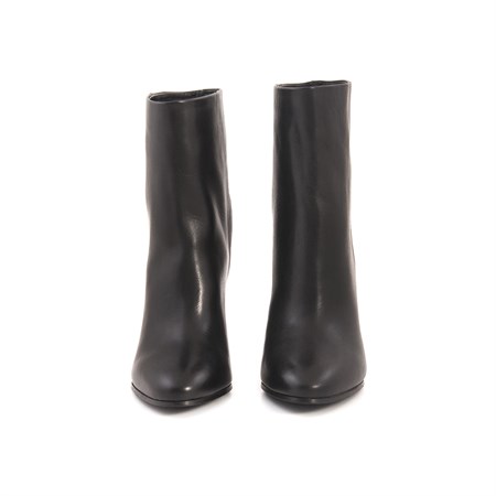 Rouge Deri Kısa Topuklu Kadın Günlük Bot 9555-01