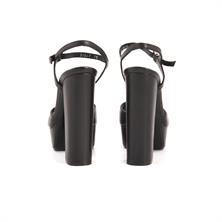 Rouge Kadın Hakiki Deri Neolit Taban Siyah Gece & Abiye Ayakkabı