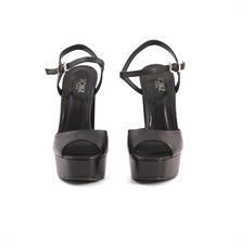 Rouge Kadın Hakiki Deri Neolit Taban Siyah Gece & Abiye Ayakkabı