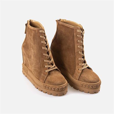 Rouge Kadın Hakiki Deri Kauçuk Taban Sigaro Süet Günlük Bot