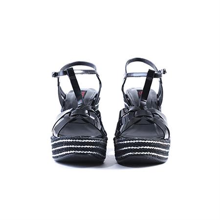 Rouge Kadın Rugan Deri Neolit Taban Siyah Gece & Abiye Ayakkabı