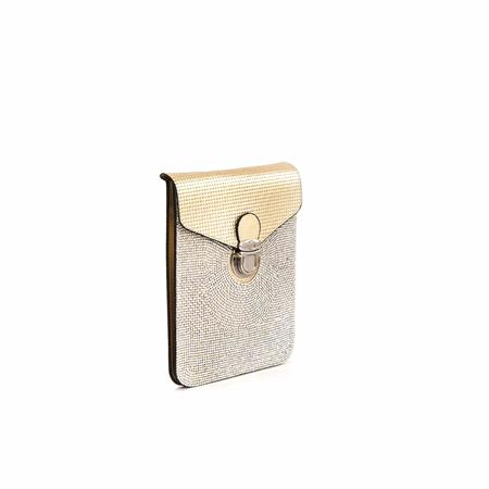 Rouge Kadın Taşlı Altın Sarısı Abiye Çanta