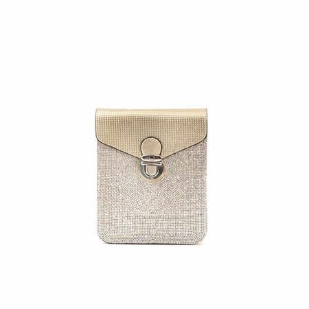 Rouge Kadın Taşlı Altın Sarısı Abiye Çanta