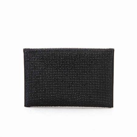 Rouge Kadın Taşlı Siyah Abiye Çanta