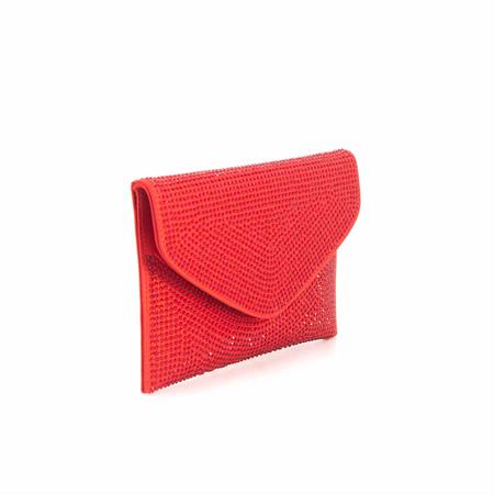 Rouge Kadın Taşlı Kırmızı Abiye Çanta