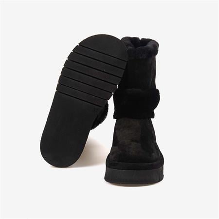 Rouge Hakiki Deri İçi Kürklü Kadın Bot 1070-1