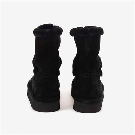 Rouge Hakiki Deri İçi Kürklü Kadın Bot 1070-1