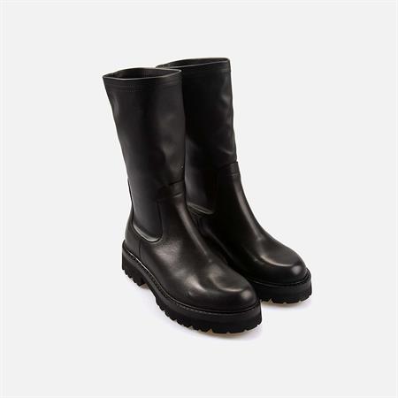 Rouge Kadın Hakiki Deri Eva Taban Siyah Günlük Bot