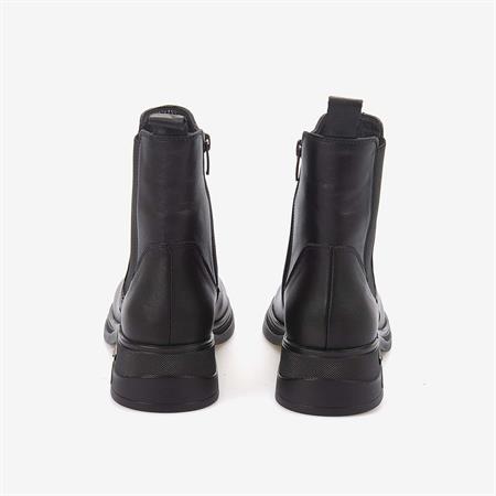 Rouge Hakiki Deri Kadın Chelsea Bot 360