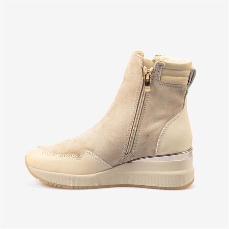 Rouge Hakiki Deri Kadın Fermuarlı Bot 1039