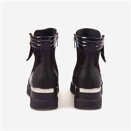 Rouge Hakiki Deri Kadın Fermuarlı Bot 1039